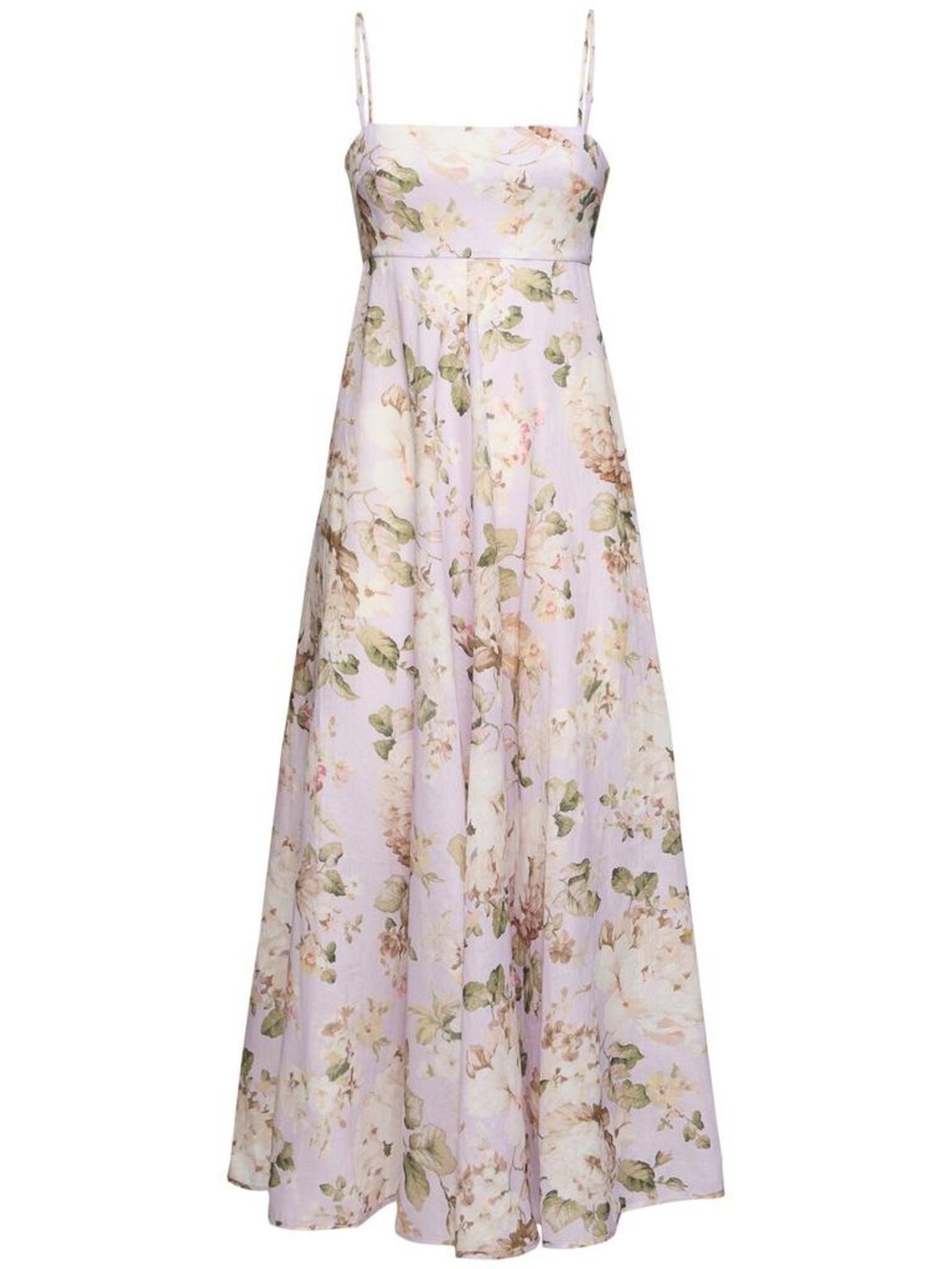 Zimmermann Floral Acacia Linen  Midi Dress